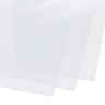 Обложки пластиковые для переплета, А4, КОМПЛЕКТ 100 шт., 150 мкм, прозрачные, ОФИСМАГ, 530824